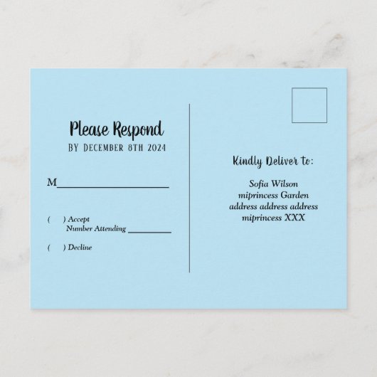 biertjes, bierthema, feest, Briefkaart RSVP (Achterkant)