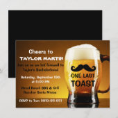 Biertjes en Jongens Avond Uit Uitnodiging voor een (Voorkant / Achterkant)