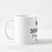 Biertjes tot 30e verjaardag naam datum man stijlvo