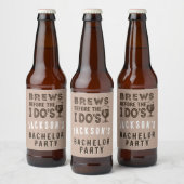 Biertjes voor de Afscheidsparty van de Jongste Vri Bier Etiket (Flessen)