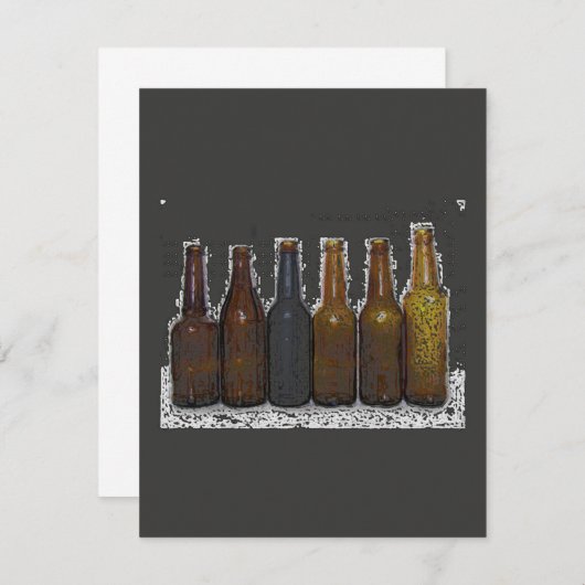 Bieruitnodiging - Bieruitnodigingen / aankondiging (Voorkant / Achterkant)