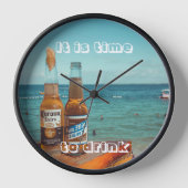 "Bieruur" wandklok (Voorkant)