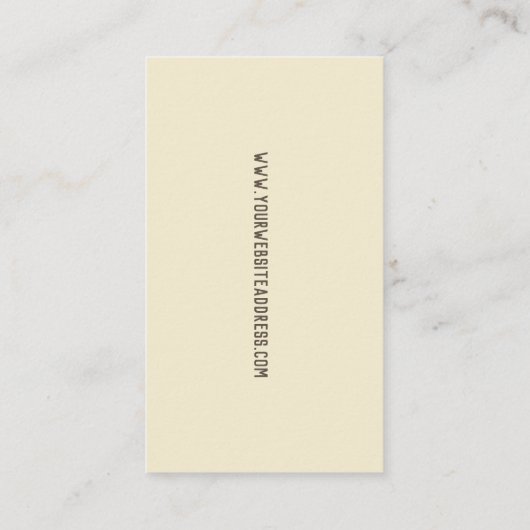 Bierverkoop, Brouwerij, Bar Openingstijden Visitekaartje (Achterkant)