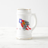 Biervlag: Bald Eagle met de Amerikaanse Mok (Voorkant rechts)