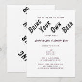 Biervluchten Breng-je-eigen-bier Proeverij Feestje Kaart (Voorkant / Achterkant)