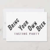 Biervluchten Breng je eigen bierproeverijfeestje Kaart (Achterkant)