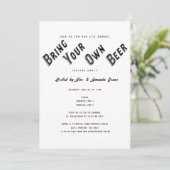 Biervluchten brengen uw eigen bierproeverij kaart (Staand voorkant)