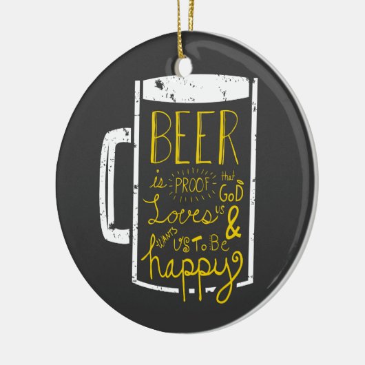 bierwijsheid keramisch ornament (Links)