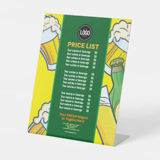 Bierwinkel | Bedrijf personaliseren Reclamebord Met Voetstuk