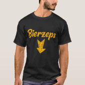 Bierzeps ist der Bier Muskel T-shirt (Voorkant)