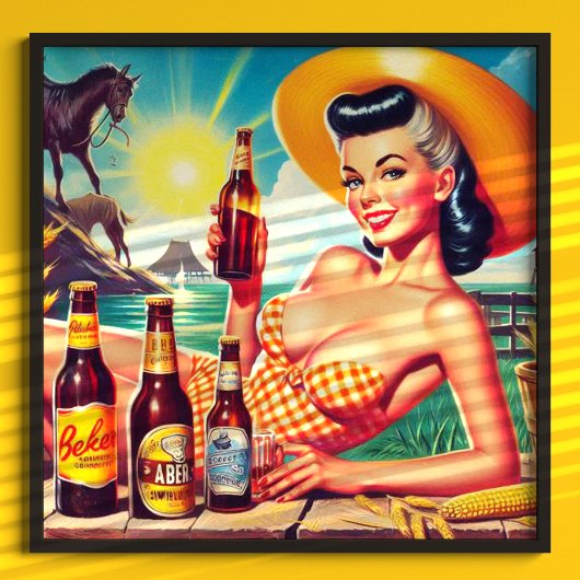 bierzomermeisje poster
