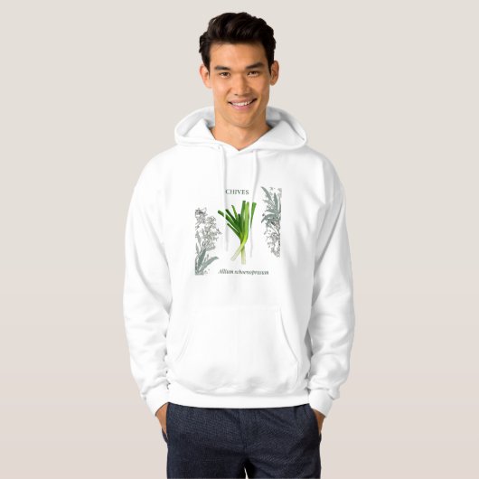 Bieslook — Allium schoenoprasum Hoodie (Voorkant volledig)