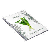 Bieslook — Allium schoenoprasum Notitieboek (Rechterzijde)