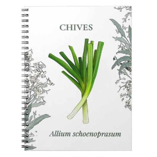 Bieslook — Allium schoenoprasum Notitieboek (Voorkant)