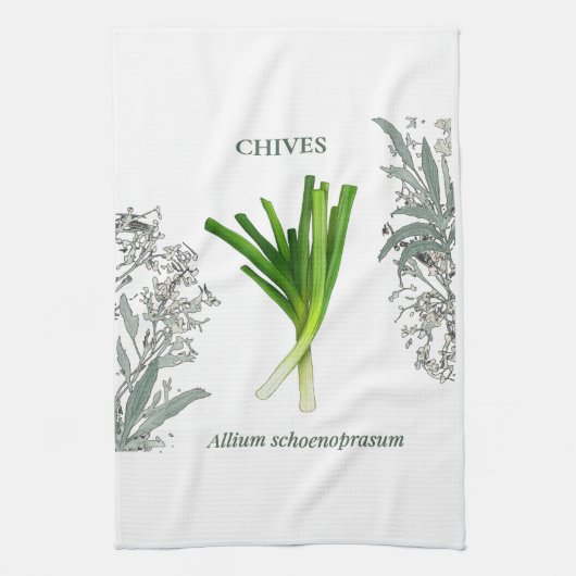Bieslook — Allium schoenoprasum Theedoek (Verticaal)