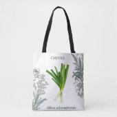 Bieslook — Allium schoenoprasum Tote Bag (Voorkant)