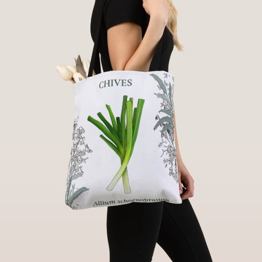Bieslook — Allium schoenoprasum Tote Bag (Dichtbij)