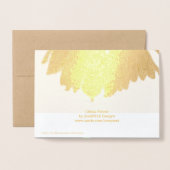 Bieslook Bloem Folie Kaarten (Met envelop)