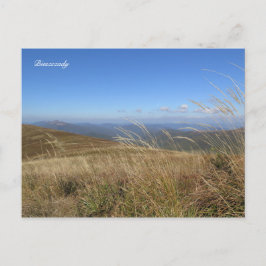 Bieszczady-gebergte Briefkaart