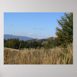 Bieszczady-gebergte Poster