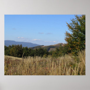Bieszczady-gebergte Poster