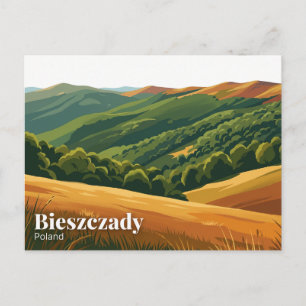 Bieszczady Nationaal Park Polen Briefkaart