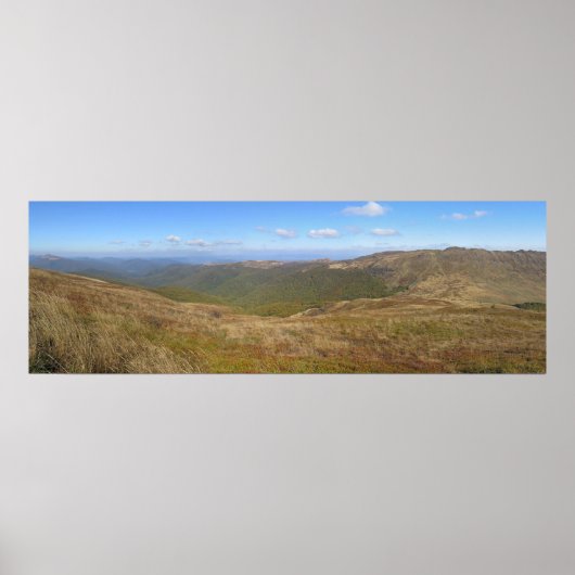 Bieszczady-panorama Poster (Voorkant)