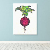 biet canvas afdruk (Insitu (Houten vloer))