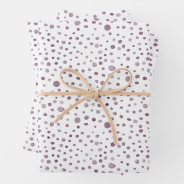 Biet Confetti Watercolor Stippen Inpakpapier Vel