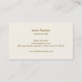 Biet Logo Juice Bar en Vegetarische Catering Visitekaartje (Achterkant)