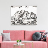Bietala, vesting van Lama de Grote Canvas Afdruk (Insitu (Woonkamer))