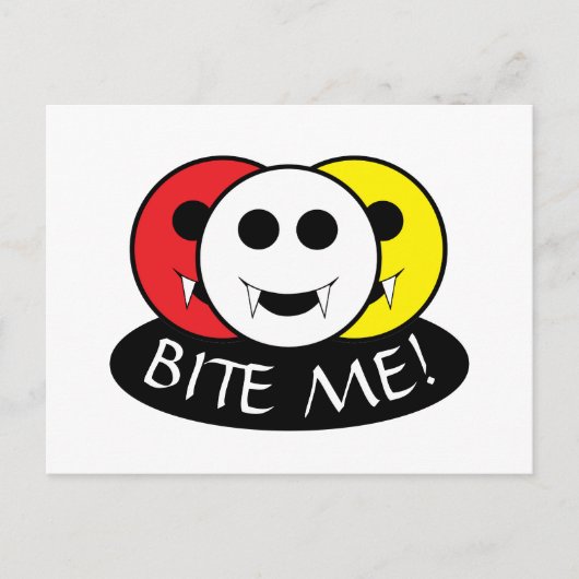 Bietel me! Vampier Briefkaart (Voorkant)