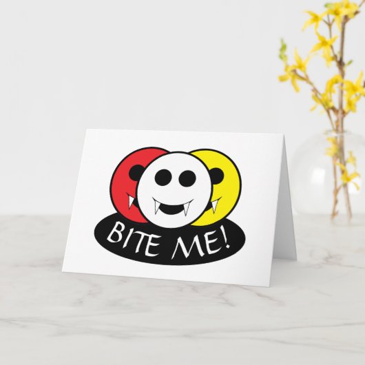 Bietel me! Vampier Kaart (Gele Bloem)