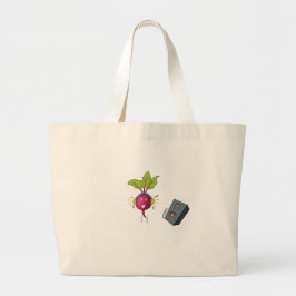 Bieten, beats, muziek, dj thema grote tote bag