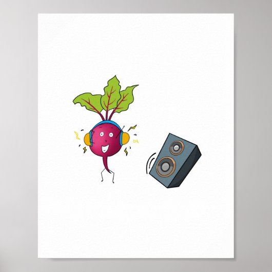 Bieten, beats, muziek, dj thema poster (Voorkant)