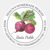 Bieten Pickle Modern label (Voorkant)