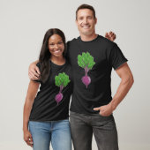 Bieten vector groente t-shirt (Unisex)