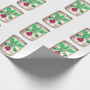 Bietenblik van bieten cadeaupapier