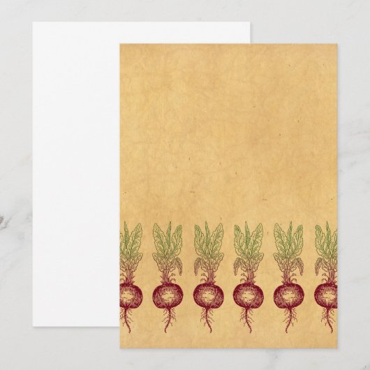 Bieteninvitatie blanco kaart (Voorkant / Achterkant)