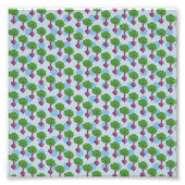 Bietenpatroon plant foto afdruk (Voorkant)