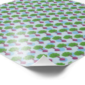 Bietenpatroon plant foto afdruk (Hoek)