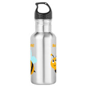 Bietenroestvrijstalen flesje waterfles  (Achterkant)