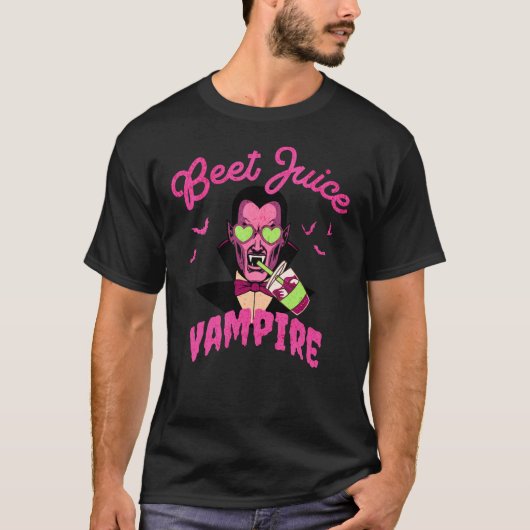 Bietensap Vampier Halloween T-shirt (Voorkant)