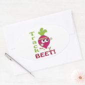 Bietenvlees Ovale Sticker (Envelop)