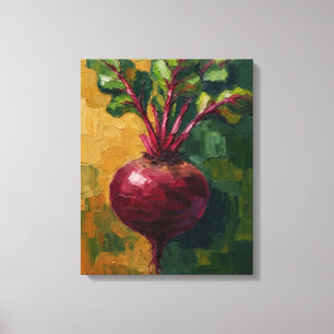 Bietwortelolie Schilderij Canvas Print