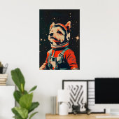 Biewer Terrier Astronaut Poster, Biewer Terrier Poster (Thuiskantoor)