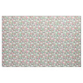 Biewer Terrier bloemenblauw Stof (Fat Quarter)