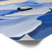 Biewer Terrier Christmas Boat Holiday Poster (Hoek)