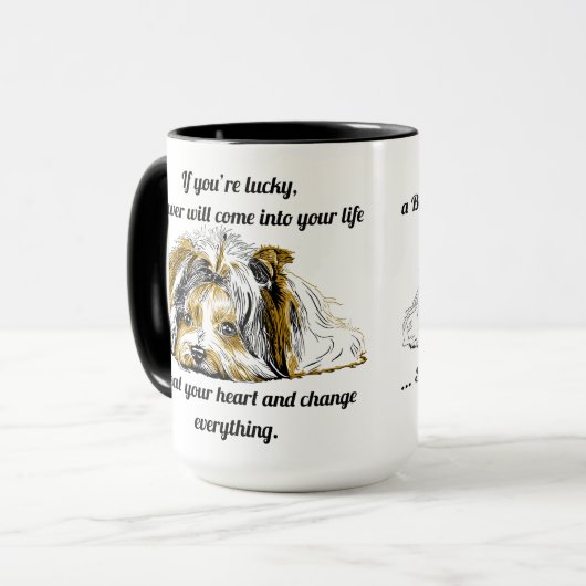 Biewer Terrier Coffee-Mok Mok (Voorkant links)