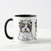 Biewer Terrier Coffee-Mok Mok (Links)